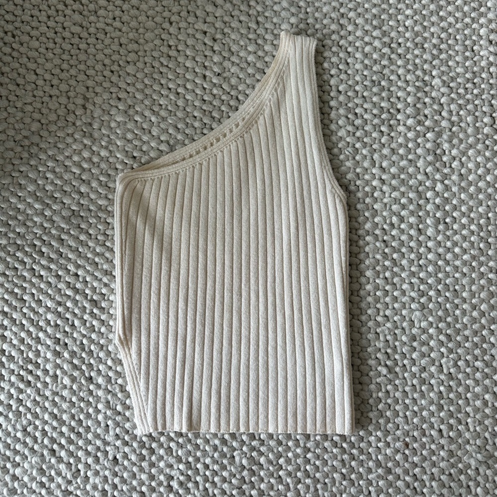 Aritzia Wilfred One Shoulder Knit Top - Women’s size S